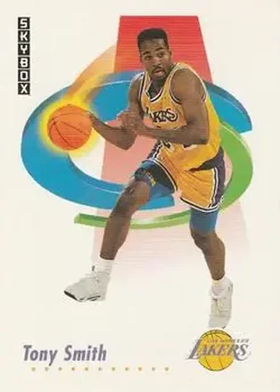 1991-92 SkyBox #140 - Tony Smith - Los Angeles Lakers
