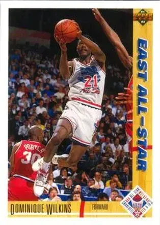 1991-92 Upper Deck #66 - Dominique Wilkins - Atlanta Hawks
