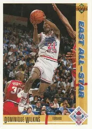1991-92 Upper Deck #66 - Dominique Wilkins - Atlanta Hawks