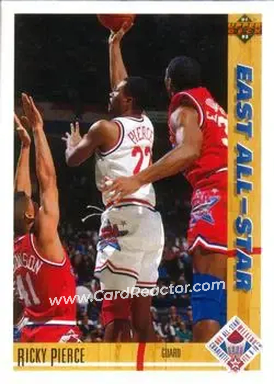 1991-92 Upper Deck #67 - Ricky Pierce - Milwaukee Bucks - Front