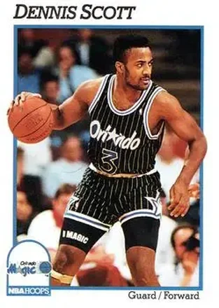 1991-92 Hoops #151 - Dennis Scott - Orlando Magic