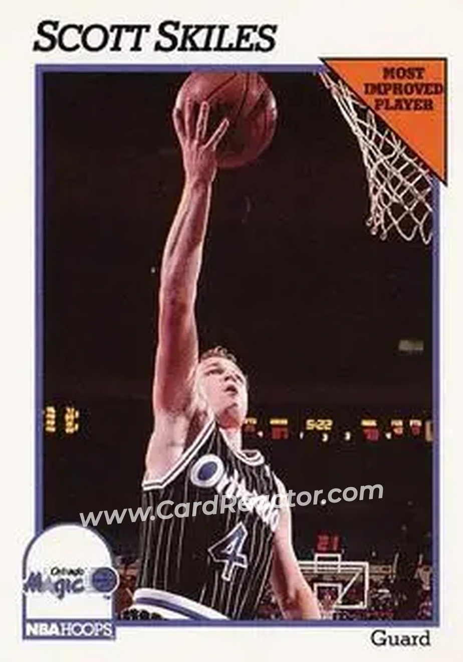 1991-92 Hoops #152 - Scott Skiles - Orlando Magic - Front