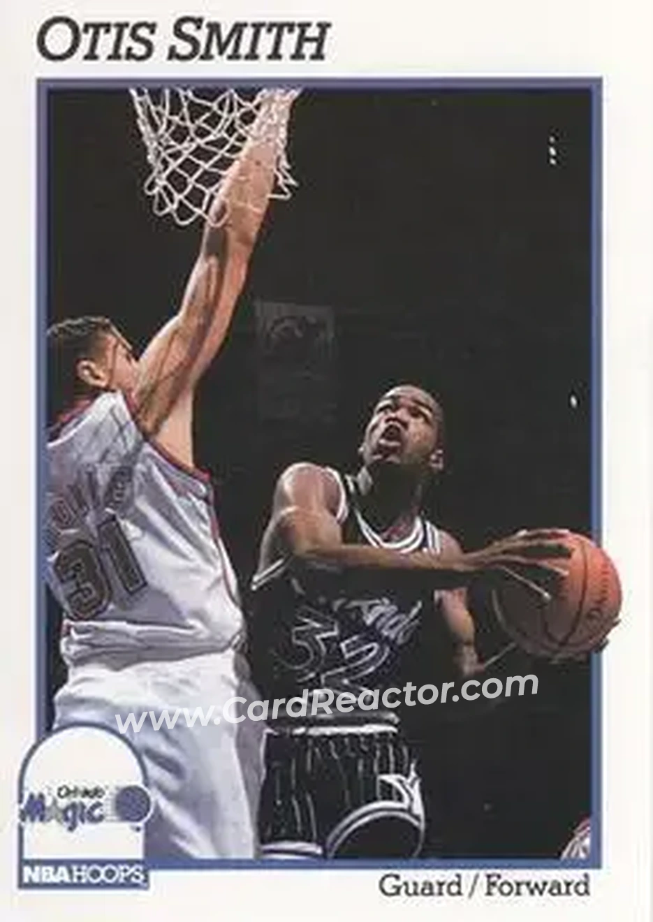 1991-92 Hoops #153 - Otis Smith - Orlando Magic - Front