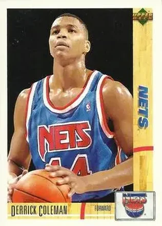 1991-92 Upper Deck Italian #74 - Derrick Coleman - New Jersey Nets