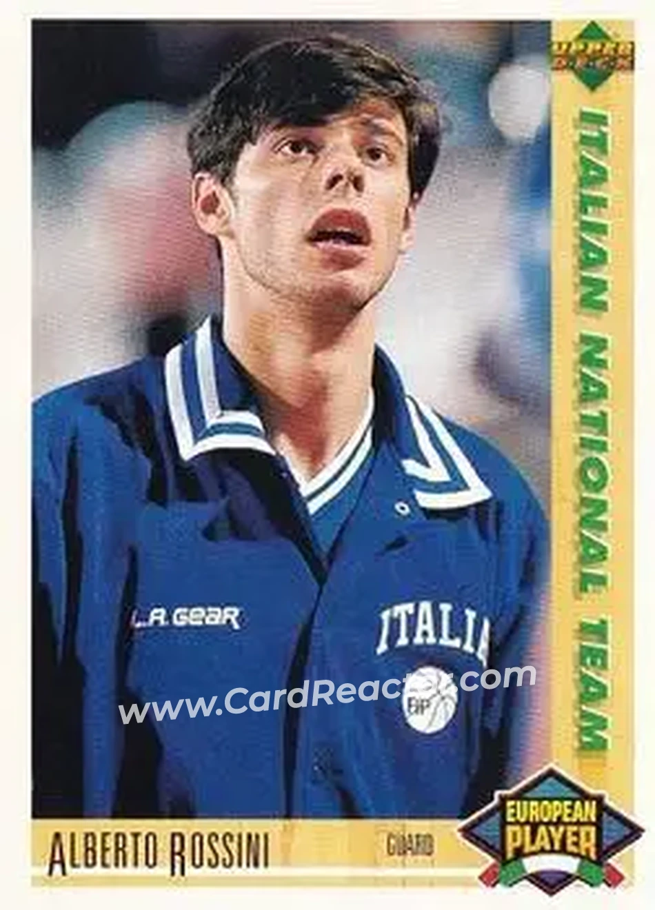 1991-92 Upper Deck Spanish #111 - Alberto Rossini - Italy - Front