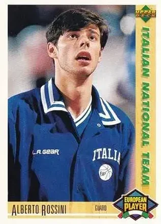1991-92 Upper Deck Spanish #111 - Alberto Rossini - Italy