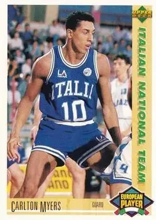 1991-92 Upper Deck Spanish #112 - Carlton Myers - Italy