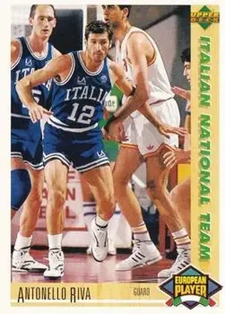 1991-92 Upper Deck Spanish #114 - Antonello Riva - Italy