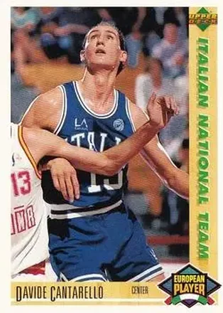 1991-92 Upper Deck Spanish #116 - Davide Cantarello - Italy