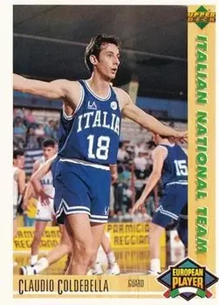 1991-92 Upper Deck Spanish #118 - Claudio Coldebella - Italy