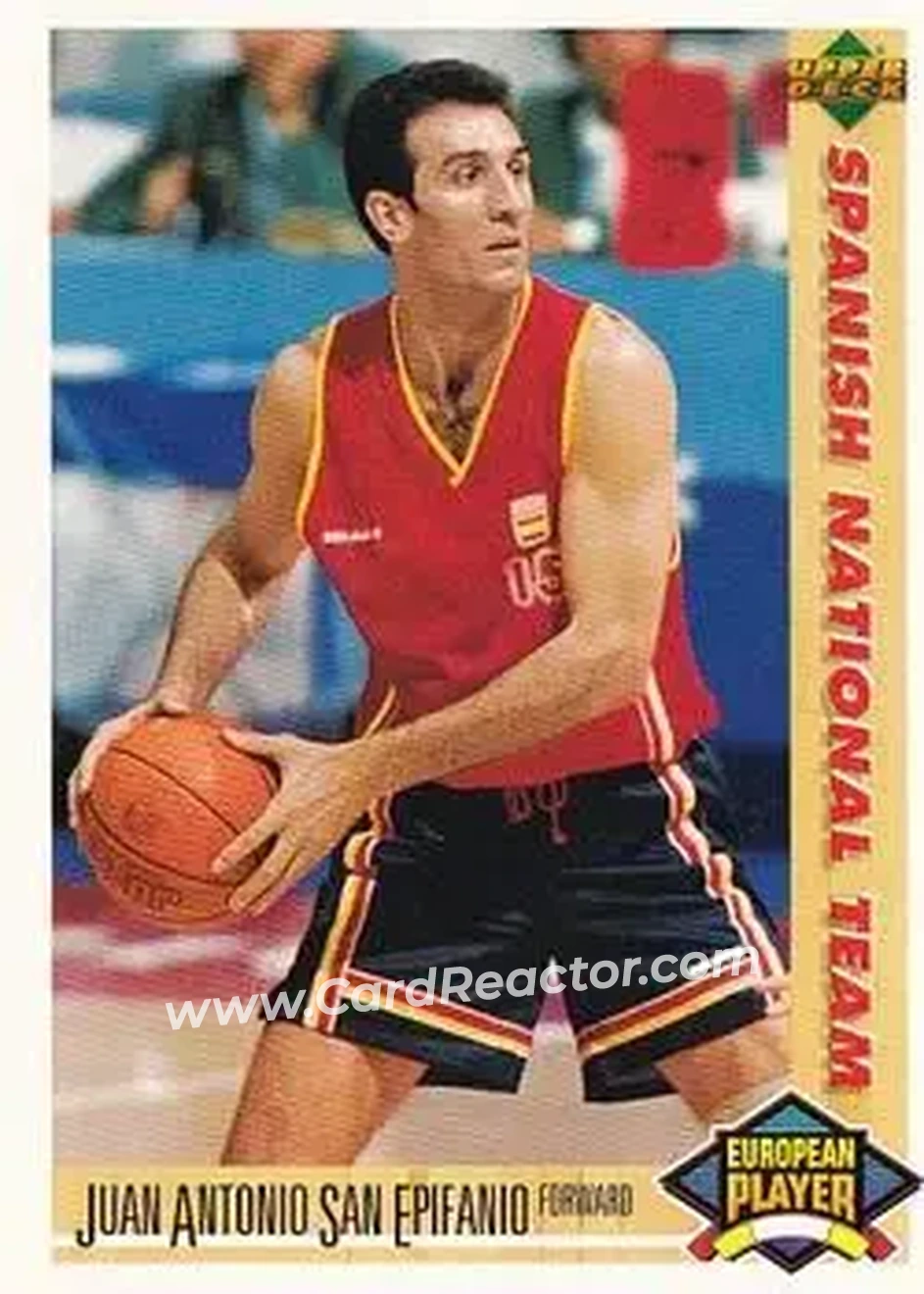 1991-92 Upper Deck Spanish #119 - Juan San Epifanio - Spain - Front