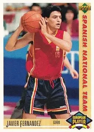1991-92 Upper Deck Spanish #120 - Javier Fernandez - Spain