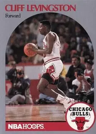 1990-91 Hoops #405 - Cliff Levingston - Chicago Bulls