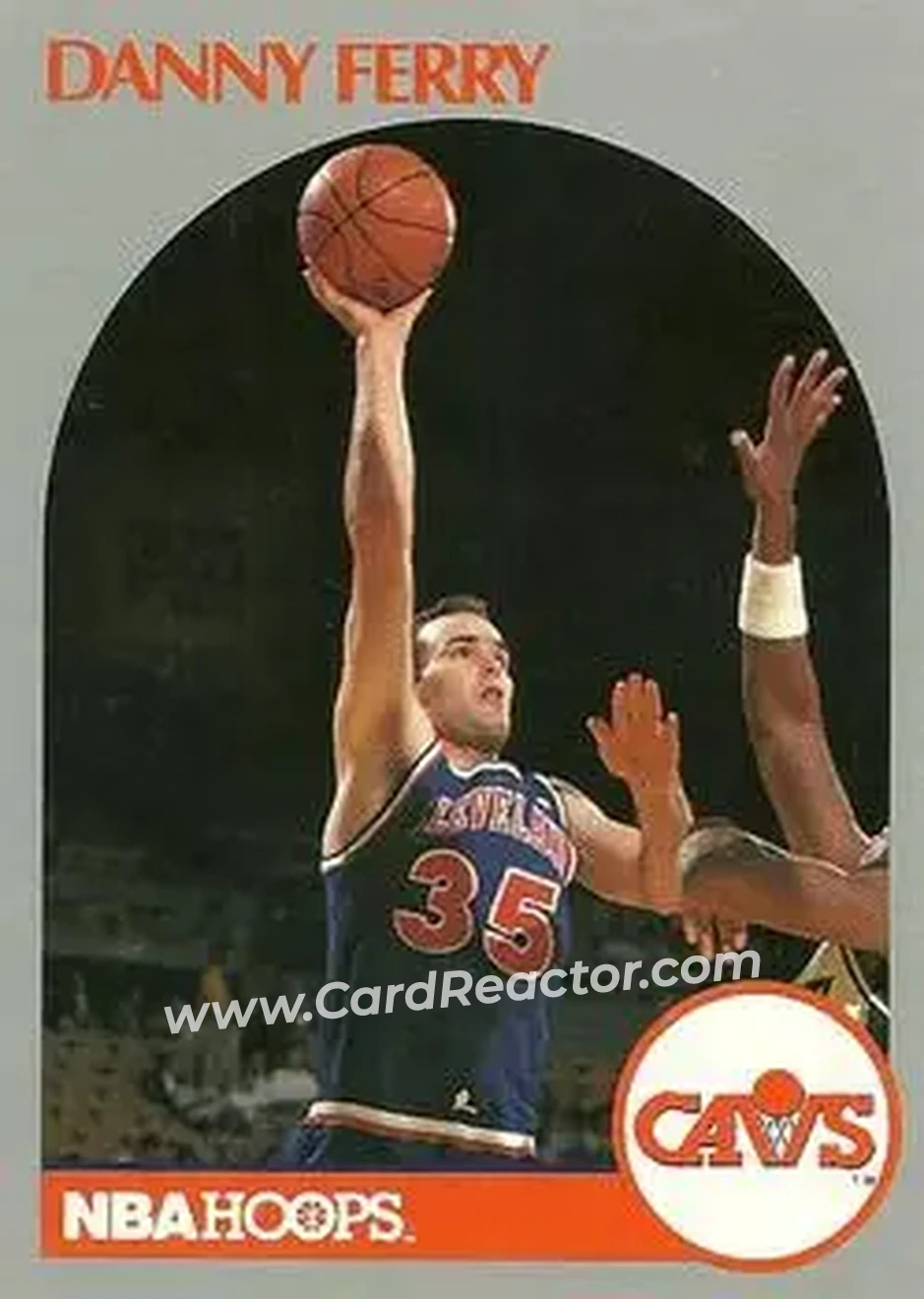 1990-91 Hoops #406 - Danny Ferry - Cleveland Cavaliers - Front