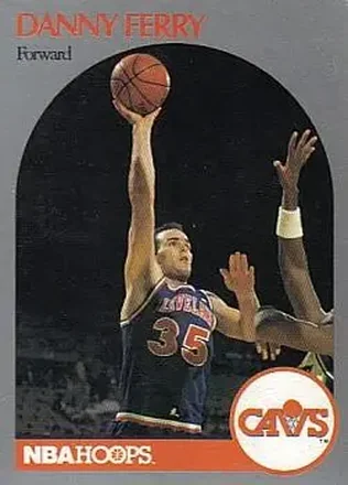 1990-91 Hoops #406 - Danny Ferry - Cleveland Cavaliers