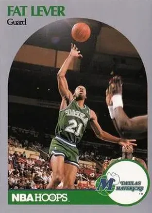 1990-91 Hoops #408 - Fat Lever - Dallas Mavericks