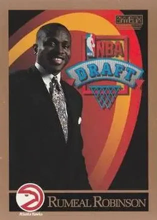 1990-91 SkyBox #355 - Rumeal Robinson - Atlanta Hawks