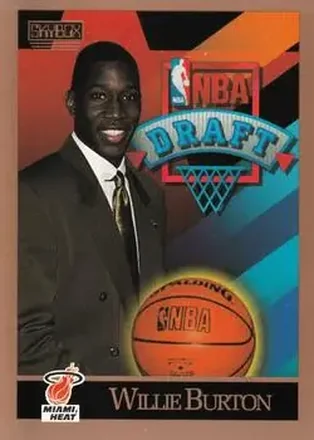 1990-91 SkyBox #360 - Willie Burton - Miami Heat