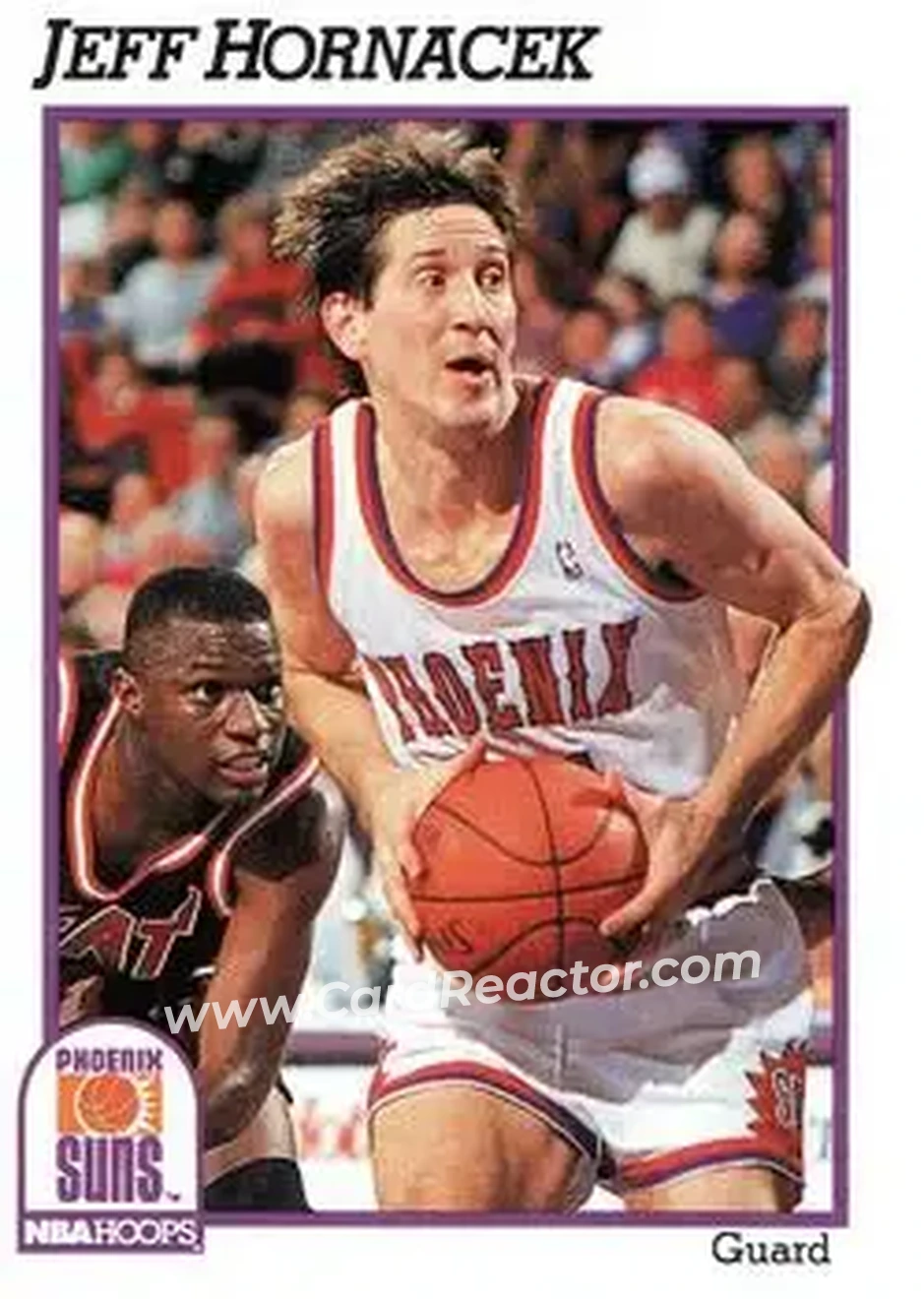 1991-92 Hoops #164 - Jeff Hornacek - Phoenix Suns - Front