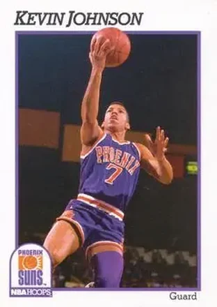 1991-92 Hoops #165 - Kevin Johnson - Phoenix Suns