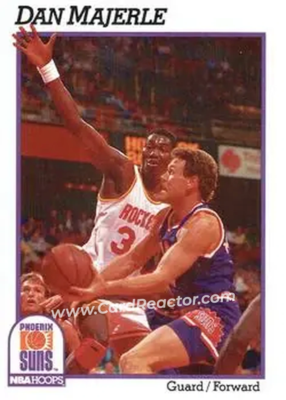 1991-92 Hoops #167 - Dan Majerle - Phoenix Suns - Front