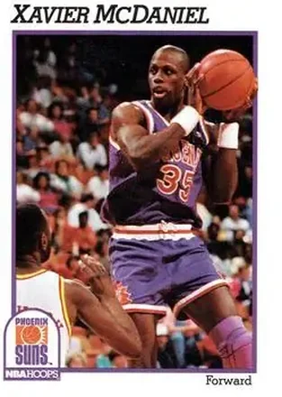 1991-92 Hoops #168 - Xavier McDaniel - Phoenix Suns