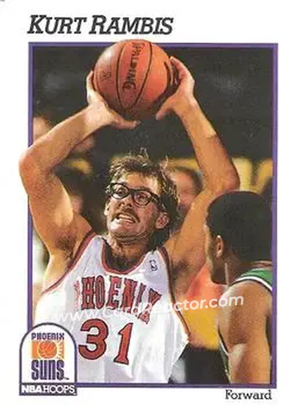 1991-92 Hoops #169 - Kurt Rambis - Phoenix Suns - Front