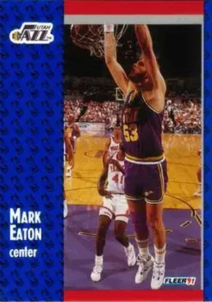 1991-92 Fleer #198 - Mark Eaton - Utah Jazz