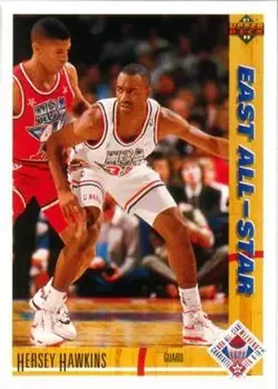 1991-92 Upper Deck #71 - Hersey Hawkins - Philadelphia 76ers
