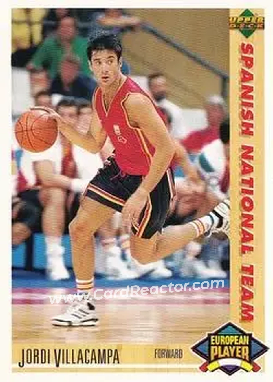 1991-92 Upper Deck Spanish #123 - Jordi Villacampa - Spain - Front