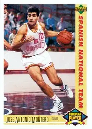 1991-92 Upper Deck Spanish #125 - José Antonio Montero - Spain
