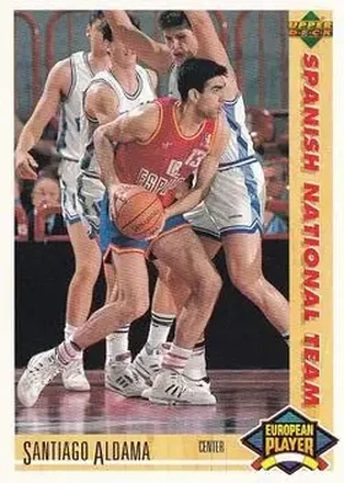 1991-92 Upper Deck Spanish #128 - Santiago Aldama - Spain