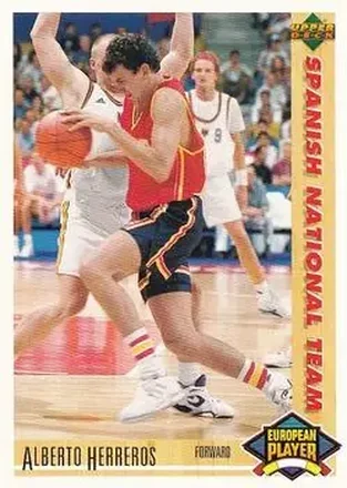 1991-92 Upper Deck Spanish #129 - Alberto Herreros - Spain