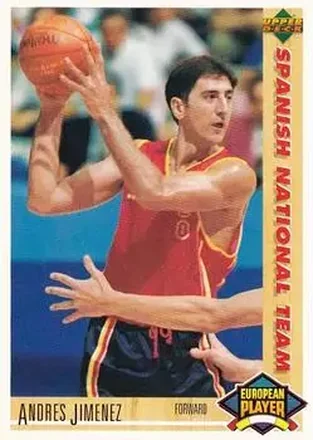 1991-92 Upper Deck Spanish #130 - Andrés Jiménez - Spain