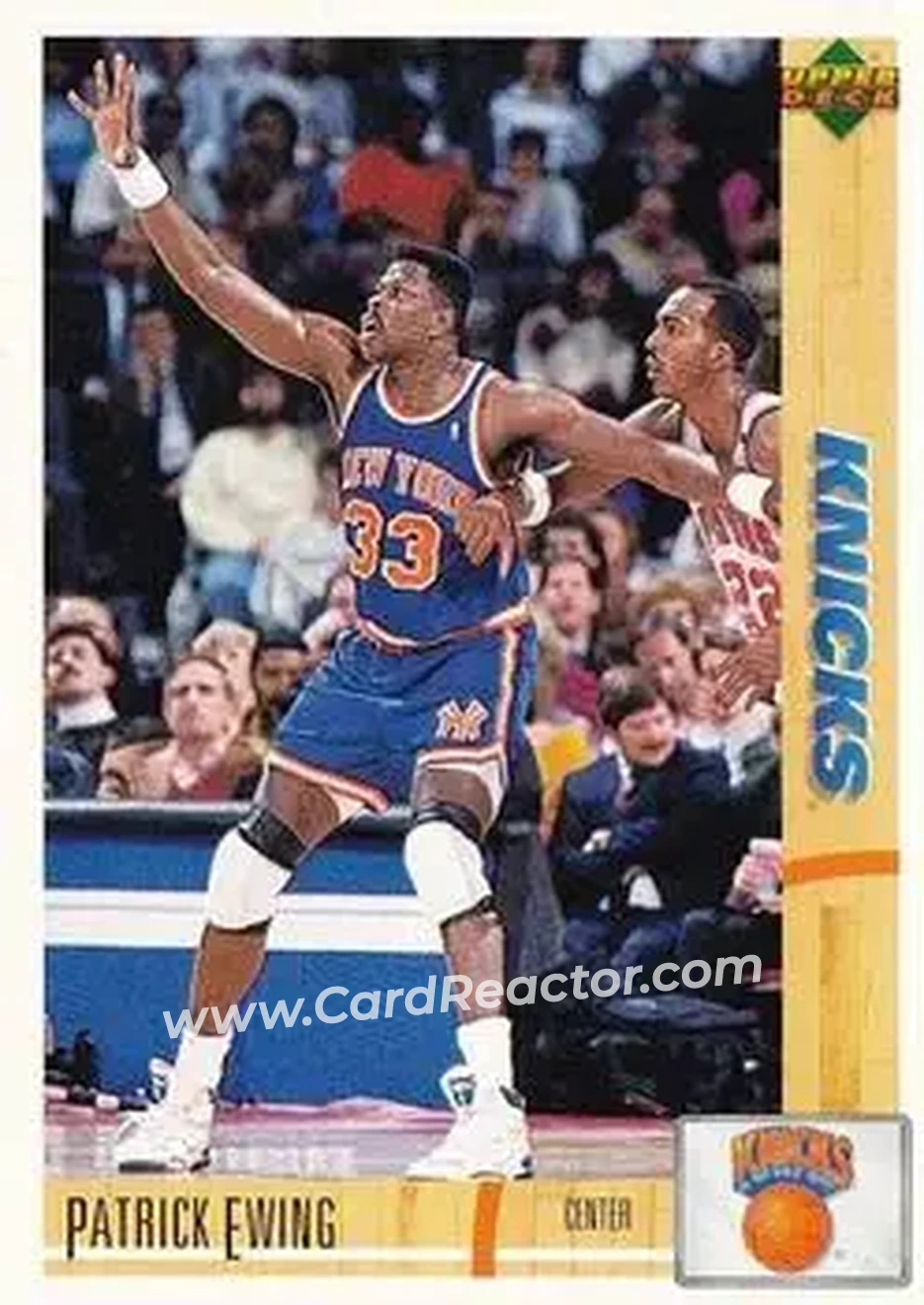 1991-92 Upper Deck Italian #76 - Patrick Ewing - New York Knicks - Front