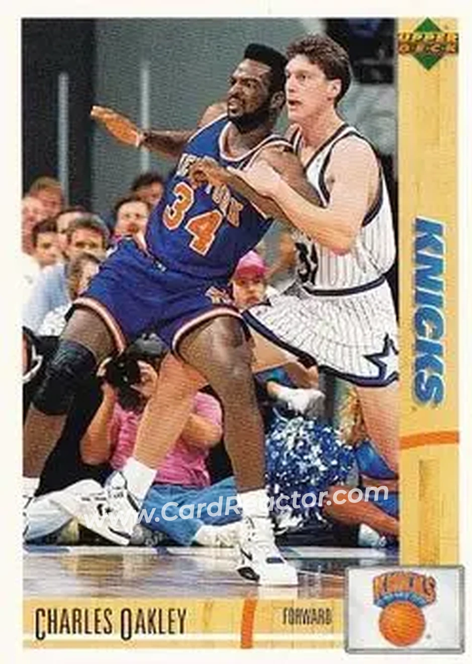 1991-92 Upper Deck Italian #77 - Charles Oakley - New York Knicks - Front