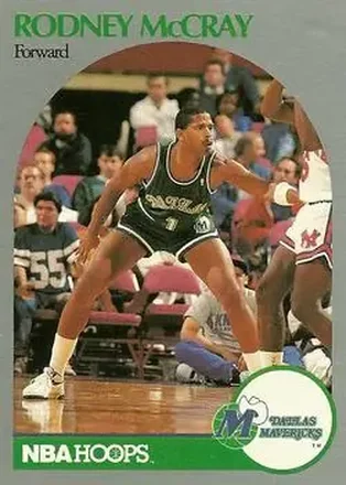 1990-91 Hoops #409 - Rodney McCray - Dallas Mavericks
