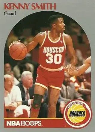 1990-91 Hoops #414 - Kenny Smith - Houston Rockets