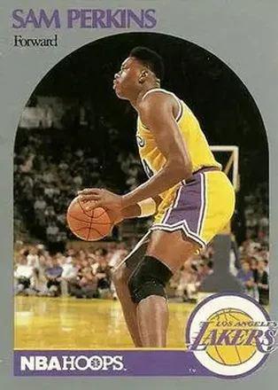 1990-91 Hoops #415 - Sam Perkins - Los Angeles Lakers