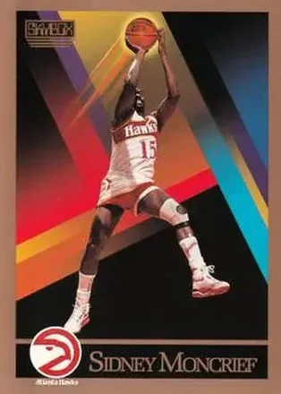 1990-91 SkyBox #367 - Sidney Moncrief - Atlanta Hawks