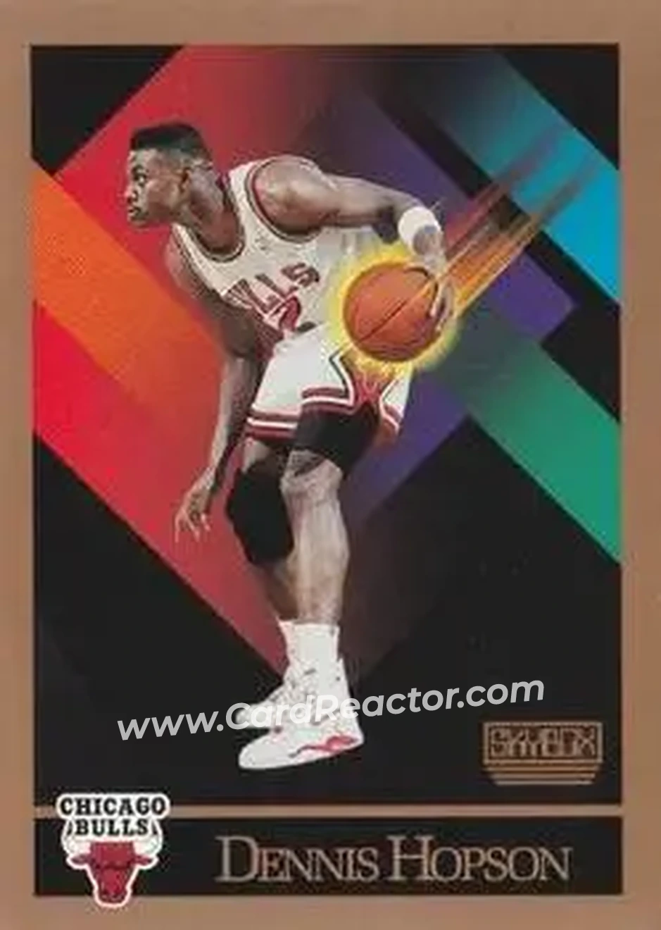 1990-91 SkyBox #371 - Dennis Hopson - Chicago Bulls - Front 1990-91 SkyBox #371 - Dennis Hopson - Chicago Bulls - Front