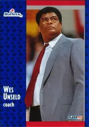 1991-92 Fleer #209 - Wes Unseld - Washington Bullets