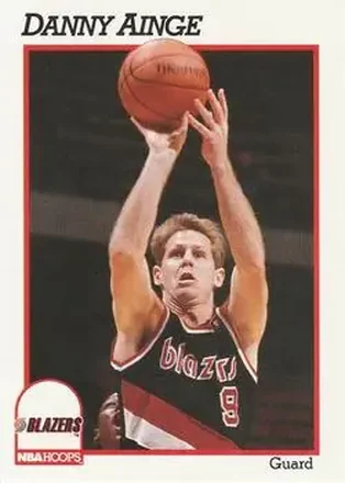 1991-92 Hoops #171 - Danny Ainge - Portland Trail Blazers