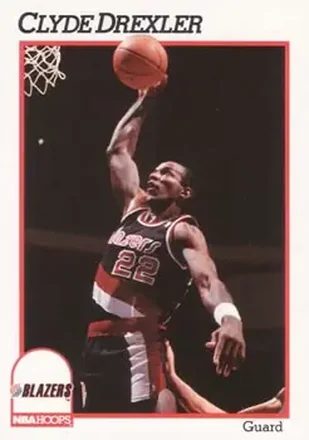1991-92 Hoops #174 - Clyde Drexler - Portland Trail Blazers