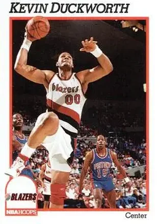 1991-92 Hoops #175 - Kevin Duckworth - Portland Trail Blazers