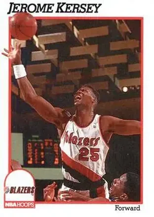 1991-92 Hoops #176 - Jerome Kersey - Portland Trail Blazers