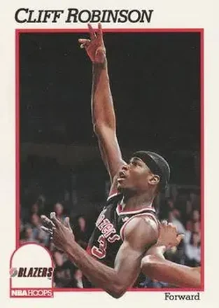 1991-92 Hoops #178 - Clifford Robinson - Portland Trail Blazers