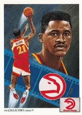 1991-92 Upper Deck #79 - Dominique Wilkins - Atlanta Hawks