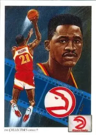 1991-92 Upper Deck #79 - Dominique Wilkins - Atlanta Hawks