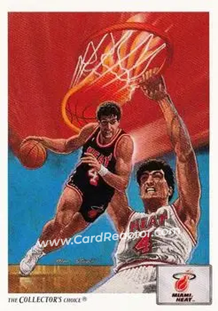 1991-92 Upper Deck #80 - Rony Seikaly - Miami Heat - Front